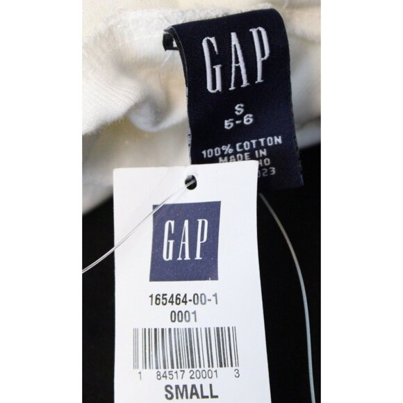GAP White Sparkly Turtleneck Shirt sz S 5-6 NWT Winter Snowflake Long Sleeve - Picture 5 of 5